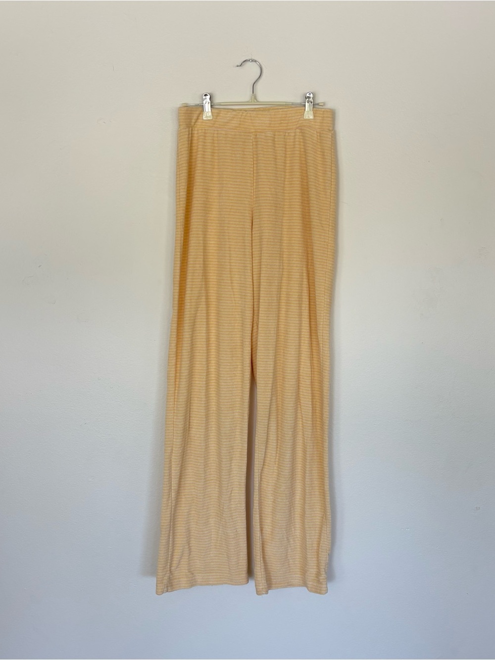 Cotton On Pale Yellow Terry Pants - Size S